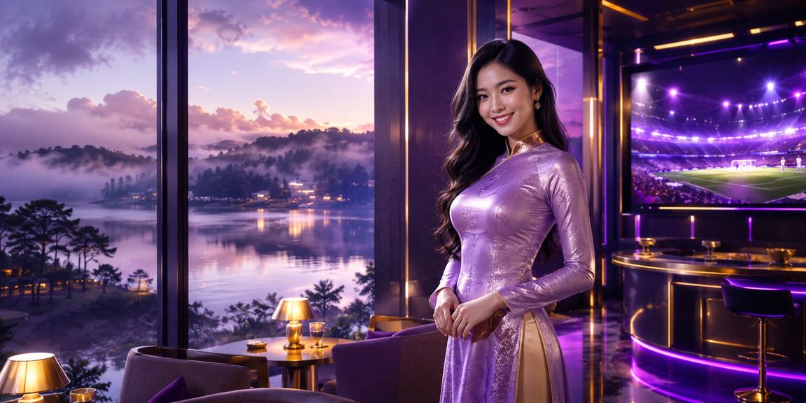 Khung cảnh Đà Lạt minh họa người dùng xem bóng đá và 7ps